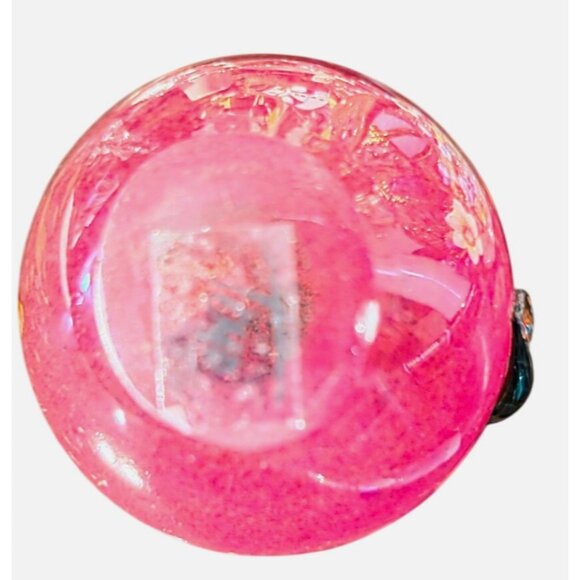 Paperweight Apple Handcrafted Toro Glass 3 Inches Glass Decor Red & Green - Picture 4 of 7